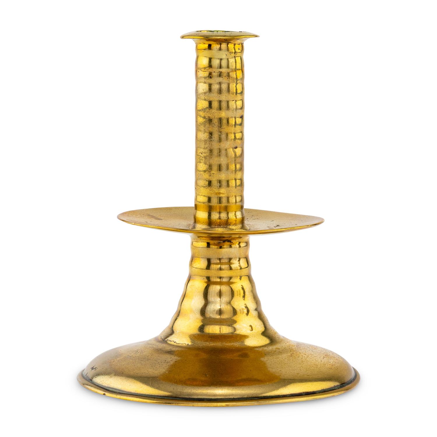 An English Brass Candlestick