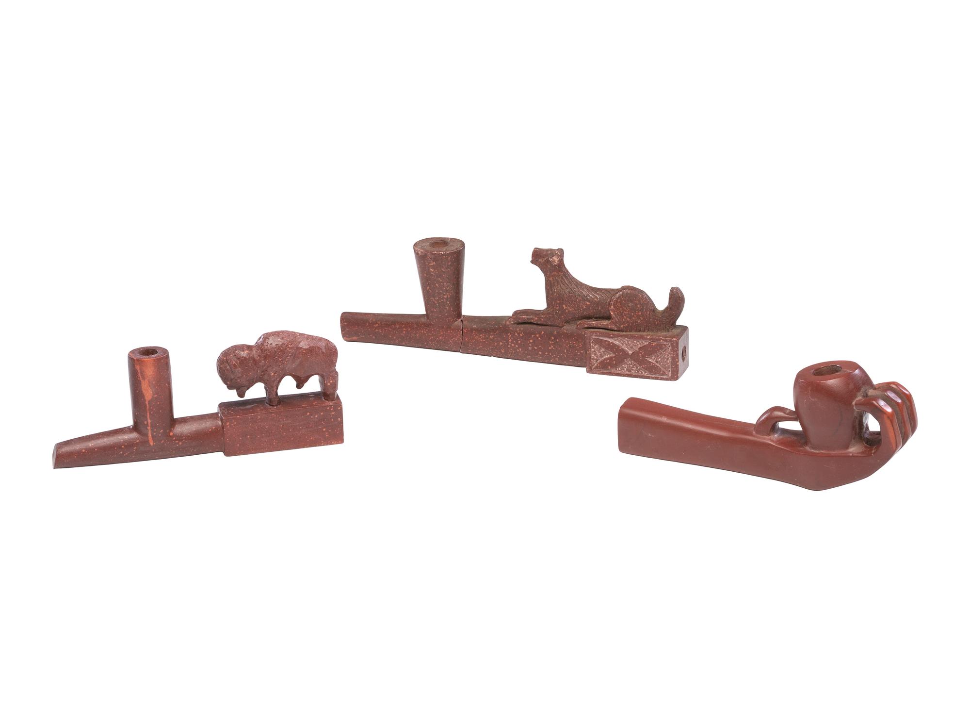 Western Great Lakes Catlinite Pipe Bowls
