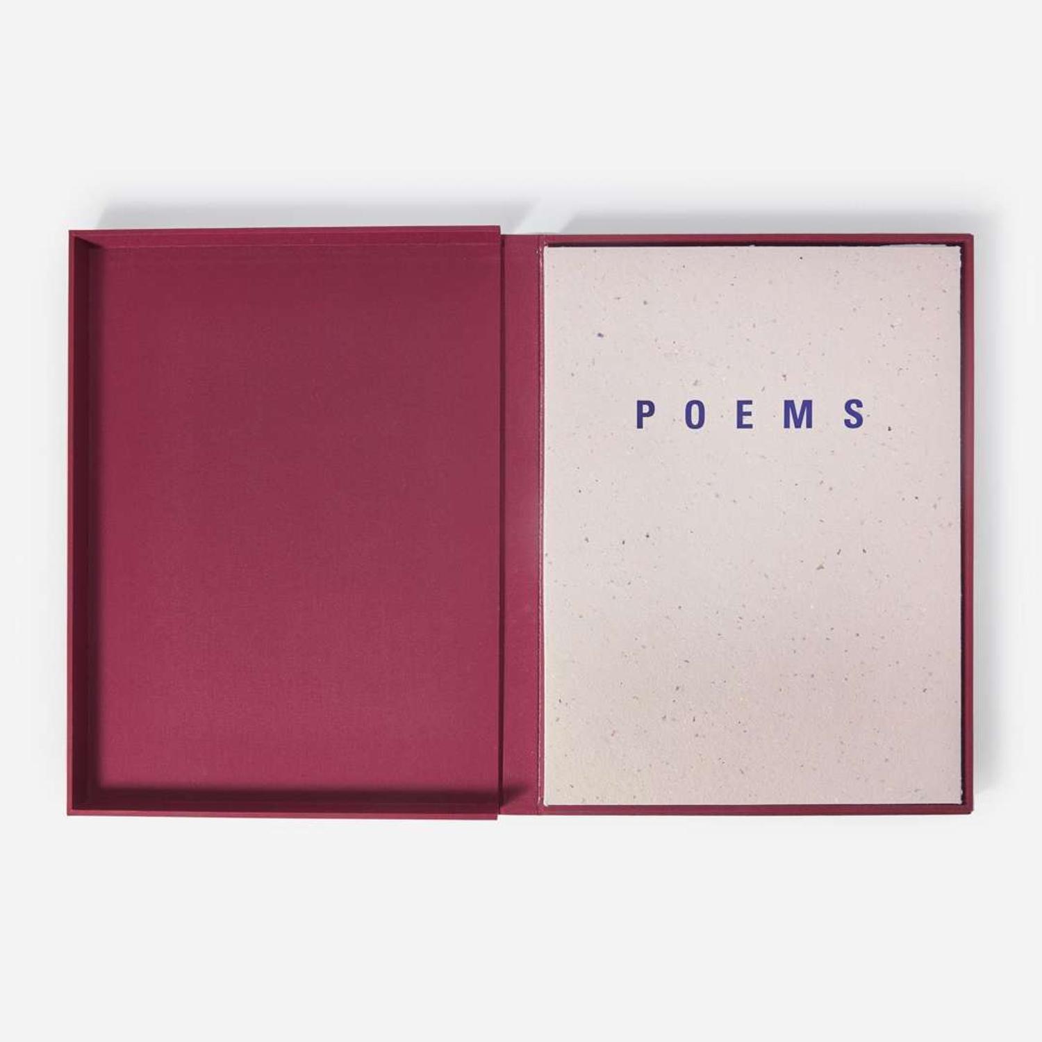 Joan Mitchell (American, 1925-1992) Poems (complete portfolio of 8 works, with text by Nathan Kernan)
