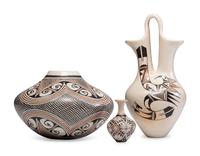 Pottery Wedding Vase and Jars