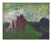 Horses in Spring , c. 1936