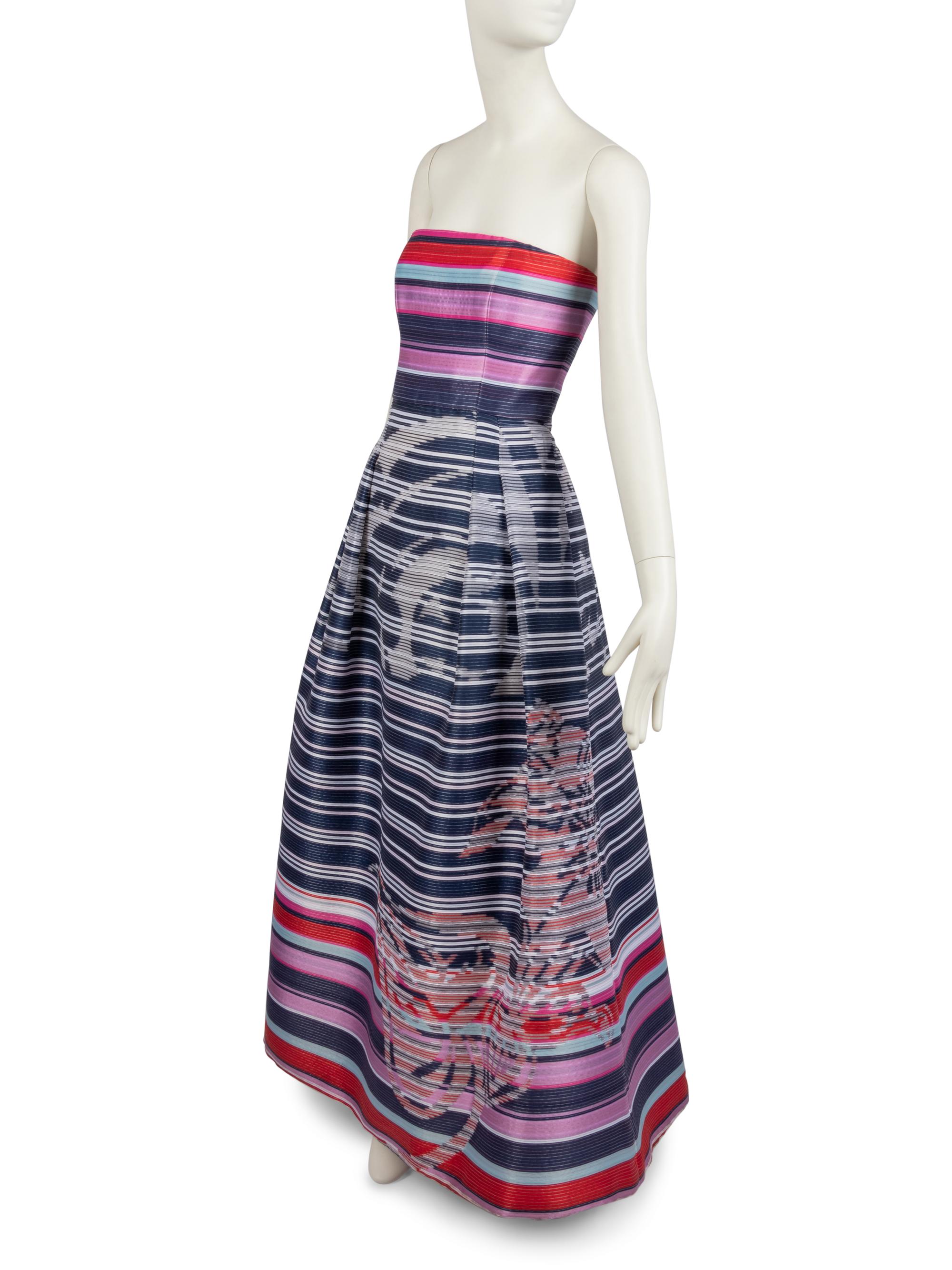 Carolina Herrera Strapless Gown, 2000s