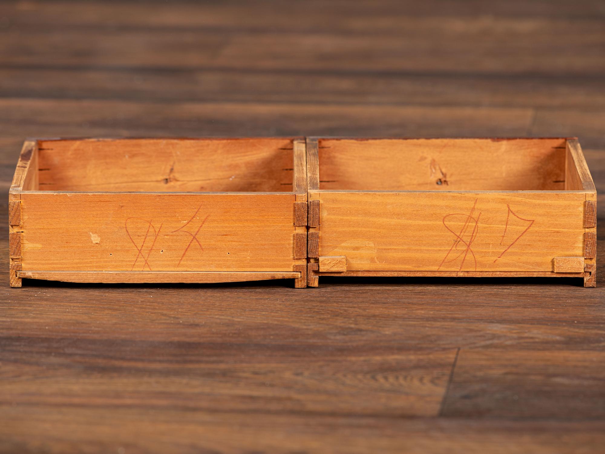 A Federal Inlaid Bird's Eye Maple and Mahogany Tambour Writing Desk