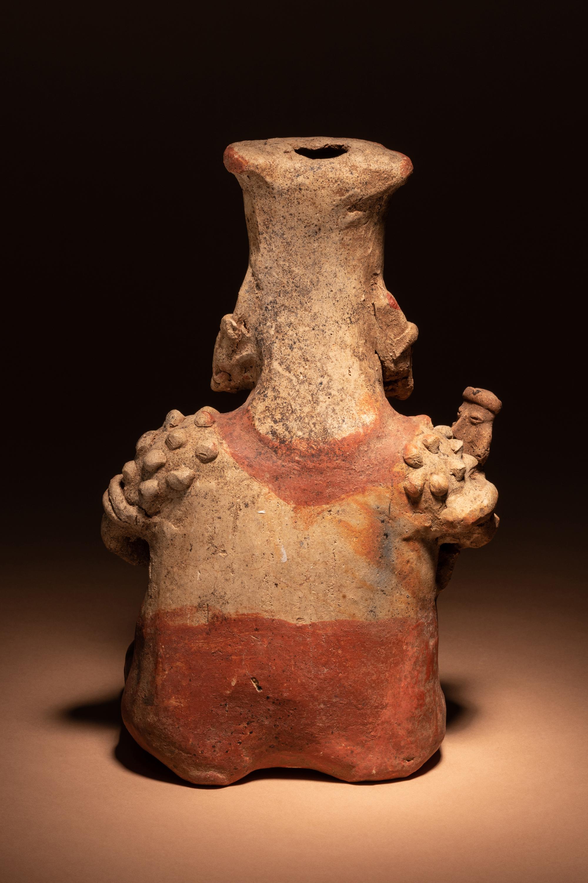 A Jalisco Seated Female Figure and Infant