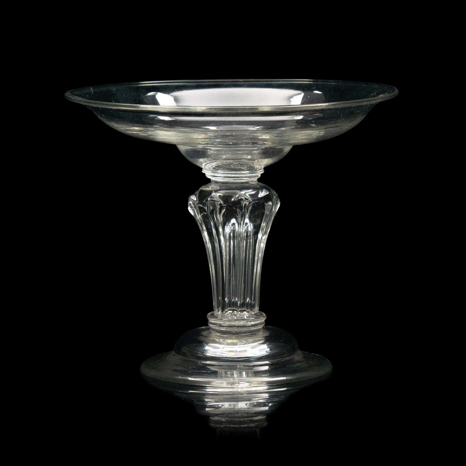 A Rare English Pedestal Stem Compote