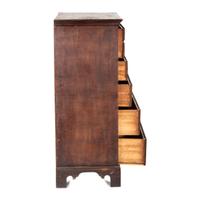 A Chippendale Carved Cherrywood Chest of Drawers