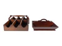 Two Regency Mahogany Cutlery Trays — 19TH CENTURY