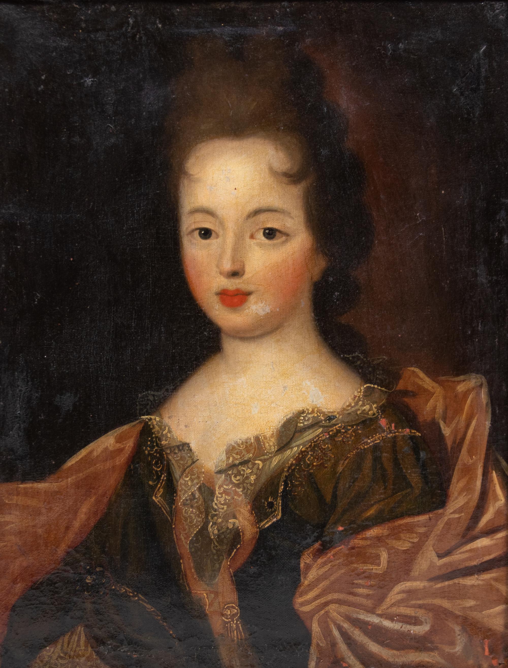 French School, 18th Century Portraits of Children (a pair of works) oil on linen