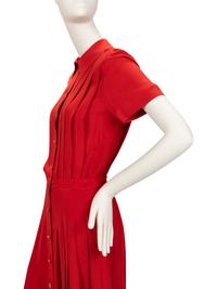 Chanel Pleated Silk Dress, 1980-90s