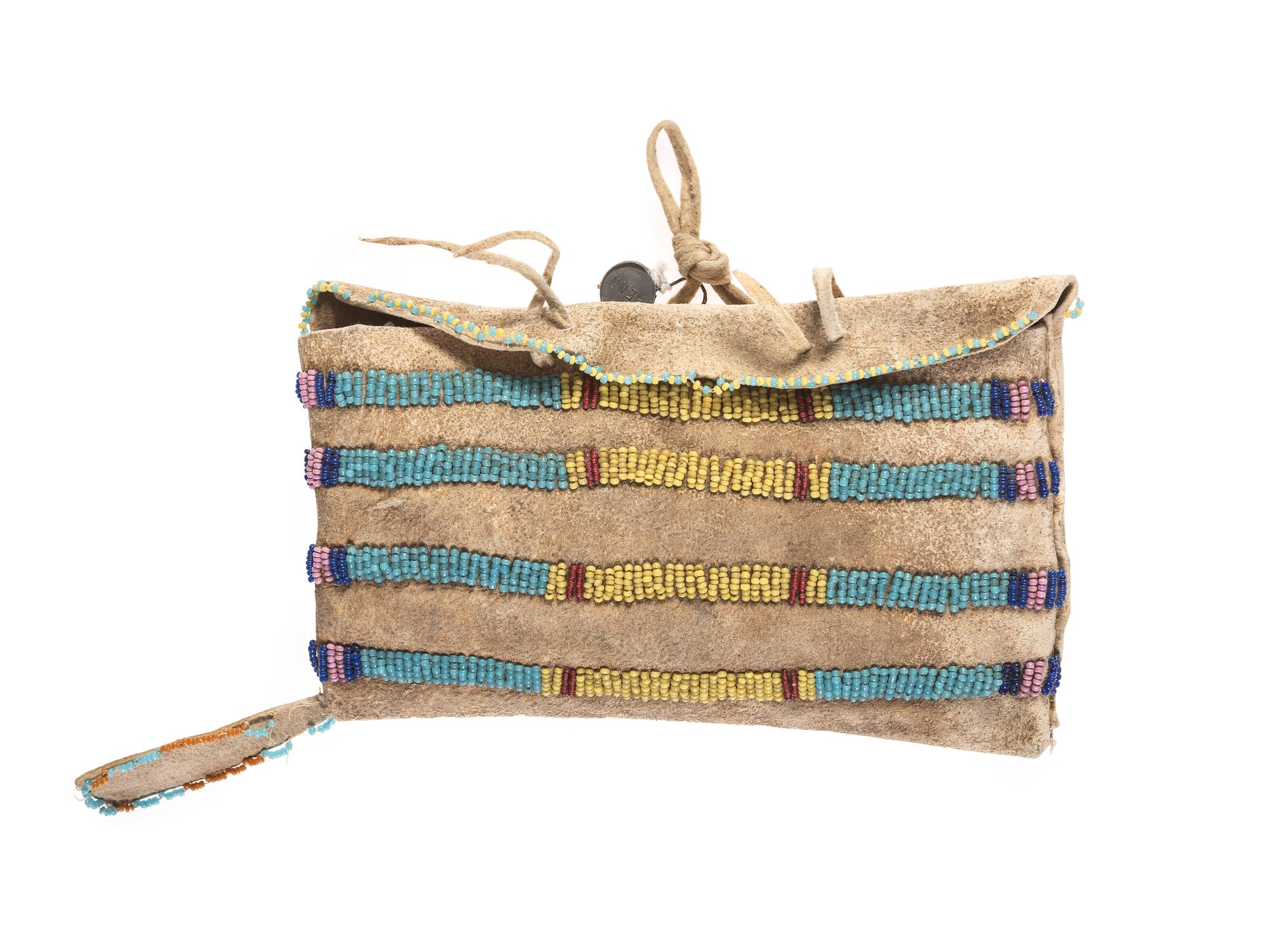 Northern Plains Miniature Beaded Hide Possible Bag