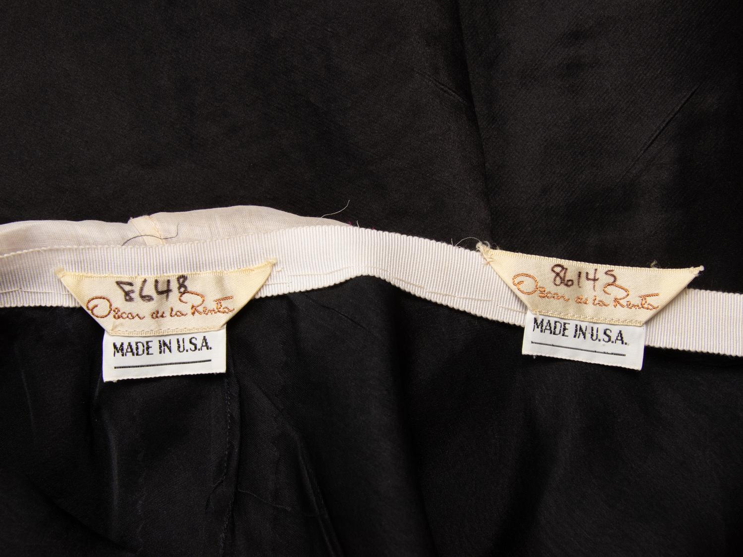 Oscar de la Renta, Evening Gown, 1980's Runway Sample
