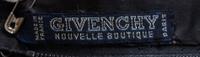 A Givenchy Black Wool A-Line Sleeveless Dress, No size.
