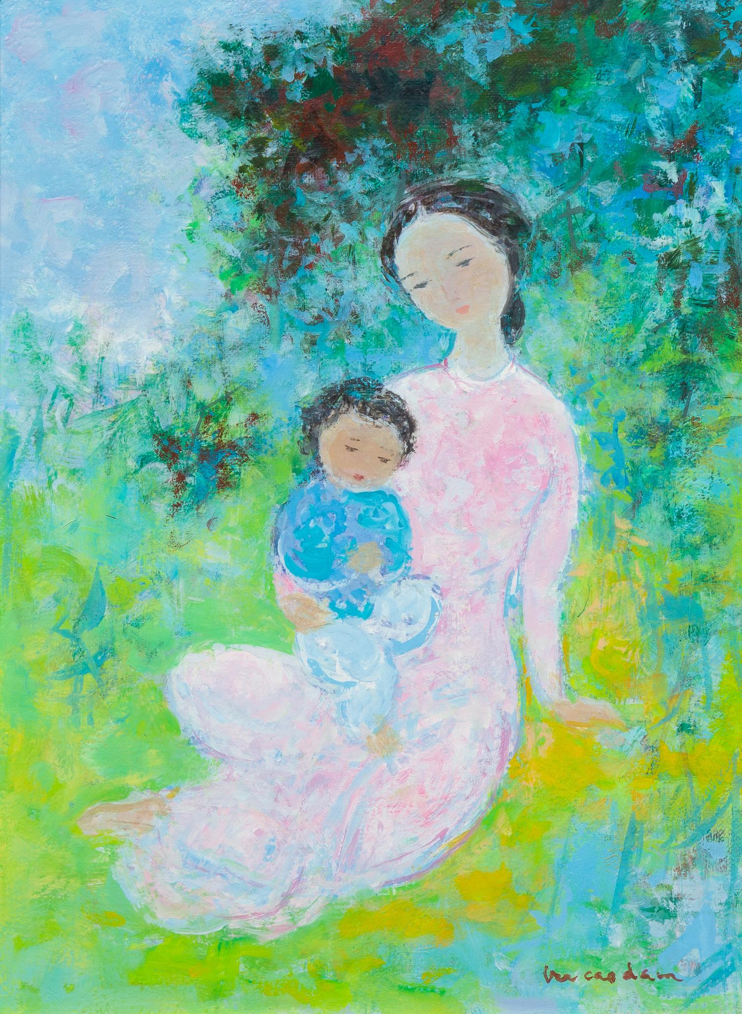 Vu Cao Dàm, (Vietnamese, 1908-2000), Maternité