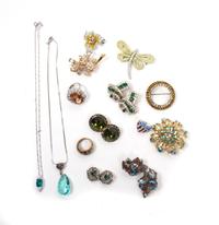An Assortment of Costume Jewelry,
