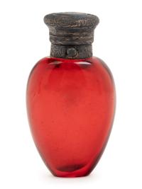 A Collection of Twelve Colored Glass Articles