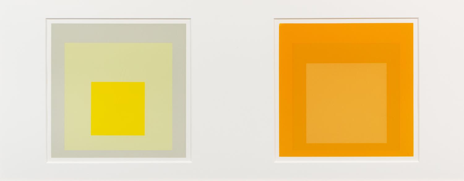 Josef Albers, (American/German, 1888-1976), Homage to the Square from Formulation: Articulation, 1972 (a group of six works)
