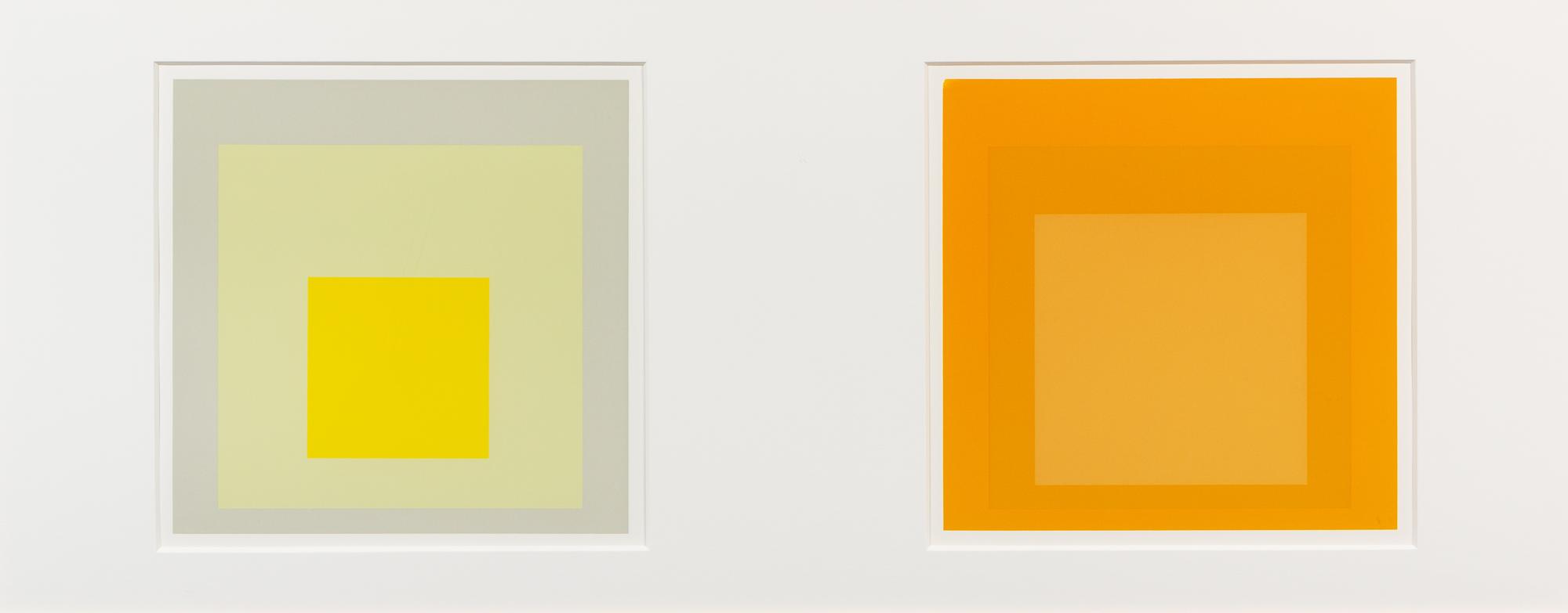 Josef Albers, (American/German, 1888-1976), Homage to the Square from Formulation: Articulation, 1972 (a group of six works)
