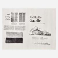 [Early Printing] [Hunter, Dard] (Gutenberg, Johann) Leaf from the Gutenberg Bible