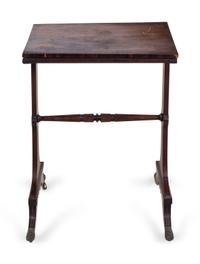 A Regency Rosewood Work Table