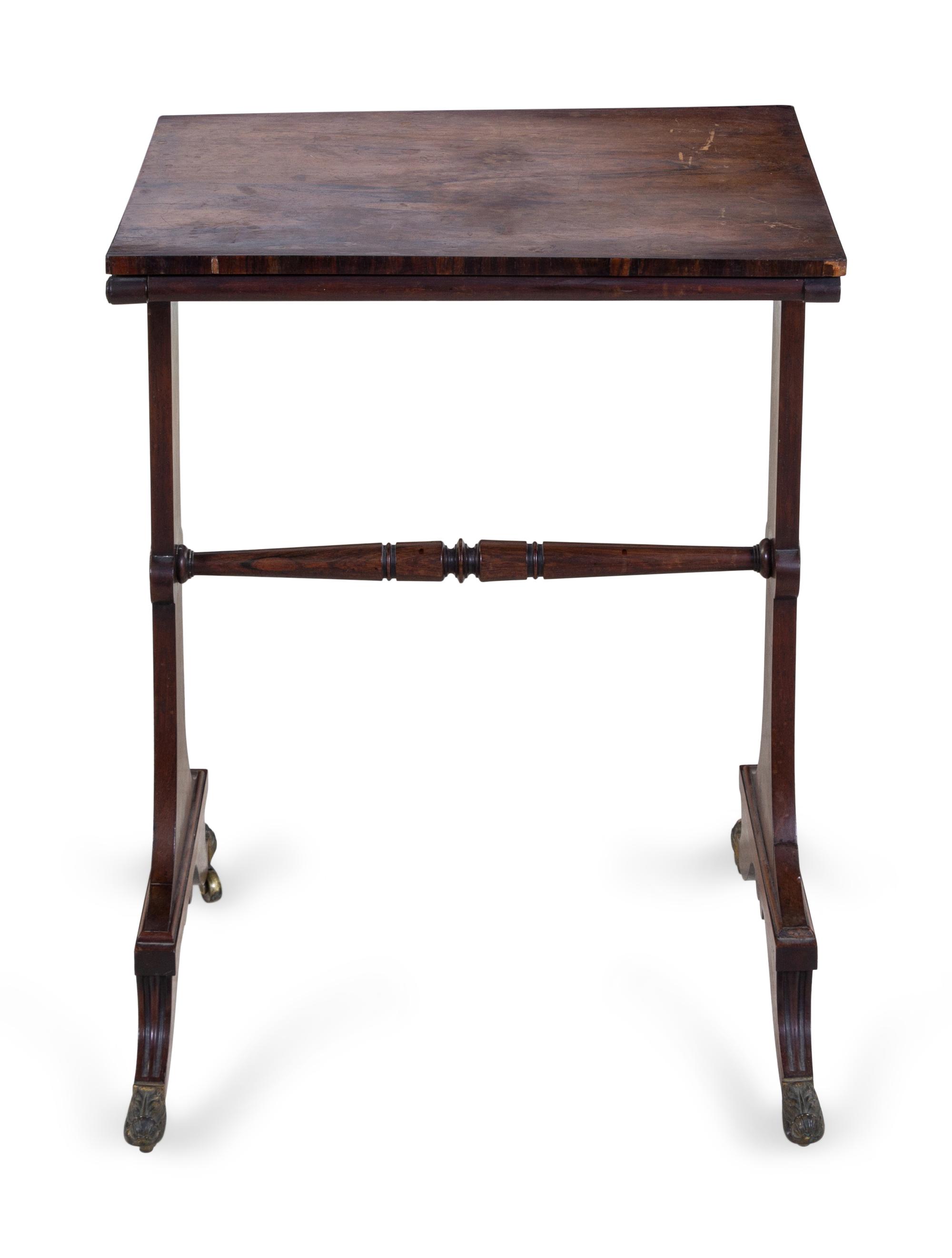 A Regency Rosewood Work Table