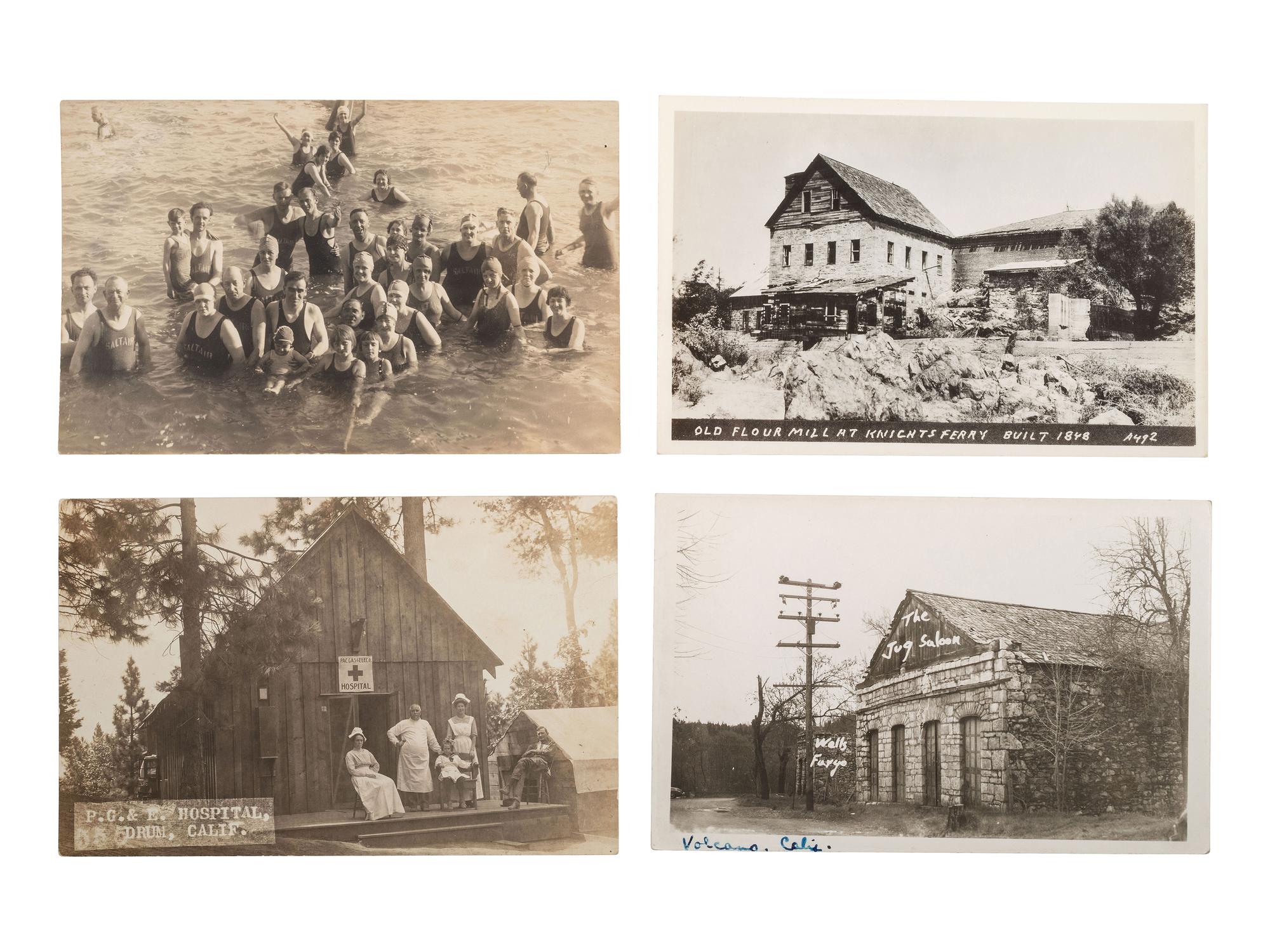 [CALIFORNIA]. A group of approx. 118 RPPCs of small towns & cities in California.