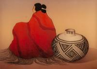 Woman with Pot
