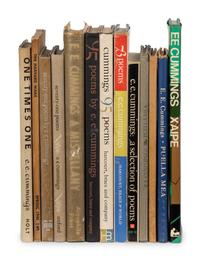 CUMMINGS, E.E. (1894-1962). A group of 13 poetic works by Cummings, comprising:
