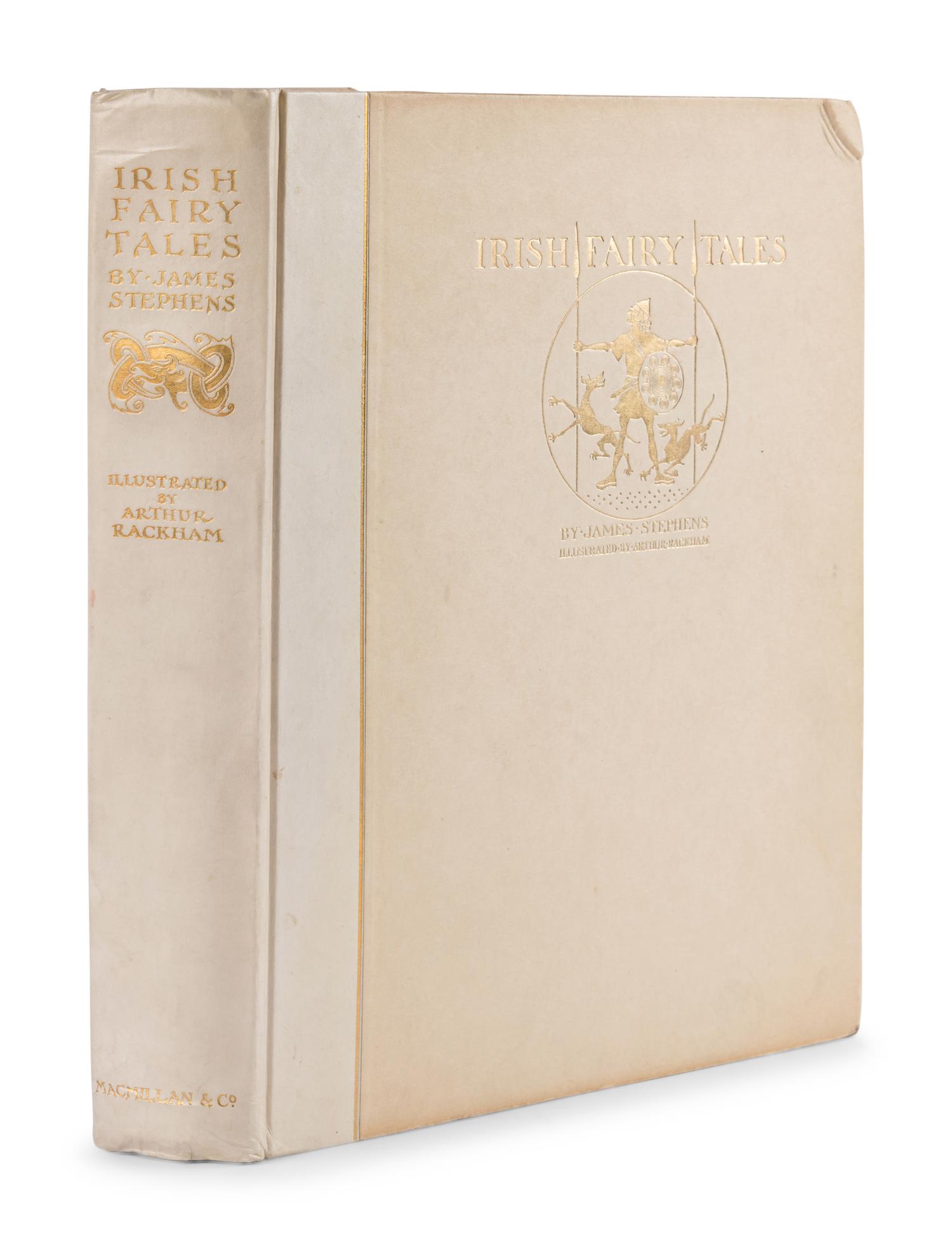 [RACKHAM, Arthur (1867-1939), illustrator.]. STEPHENS, James (1880-1950). Irish Fairy Tales. London: MacMillan & Co. Ltd., 1920.