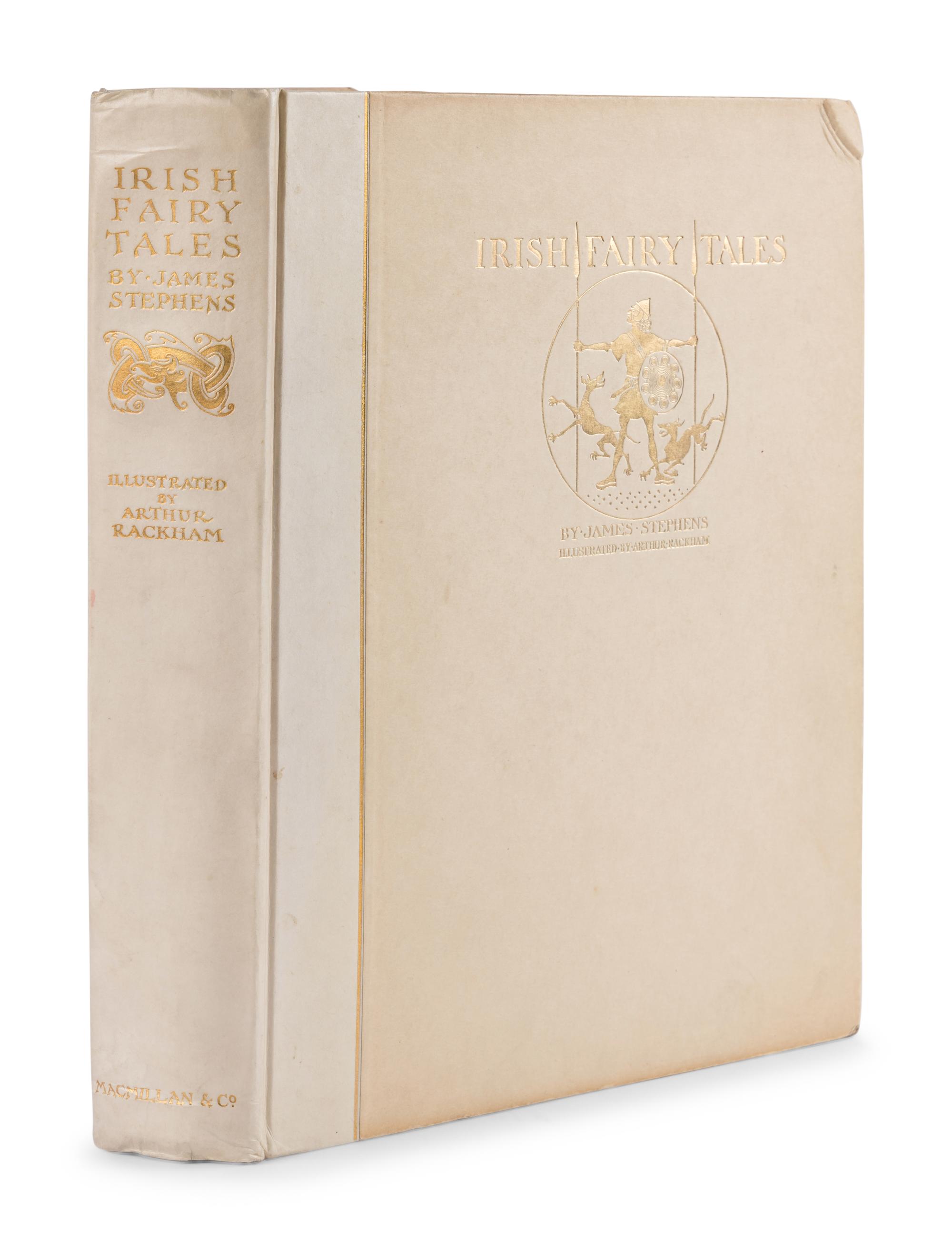 [RACKHAM, Arthur (1867-1939), illustrator.]. STEPHENS, James (1880-1950). Irish Fairy Tales. London: MacMillan & Co. Ltd., 1920.