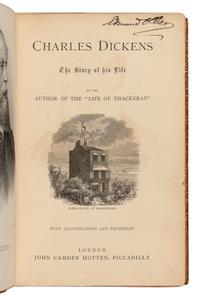 [DICKENS, Charles]. -- TAVERNER, H. T. Charles Dickens, the Story of His Life. London: John Camden Hotten, 1870.