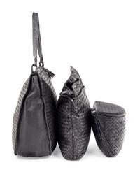 Three Bottega Veneta Leather Intrecciato Bags