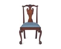 A Chippendale Carved Walnut Side Chair