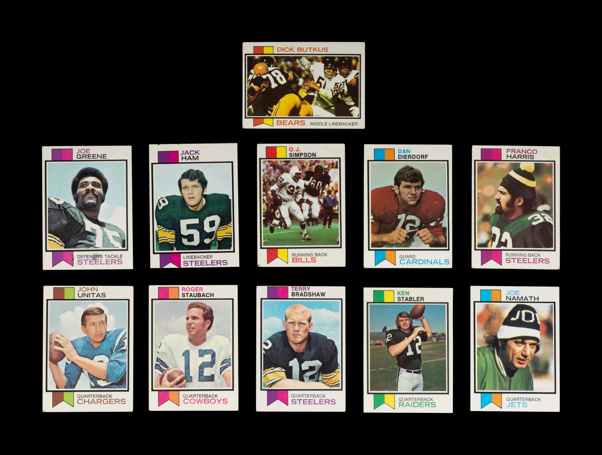 A Complete Set of 1973 Topps Football Cards (528/528)
