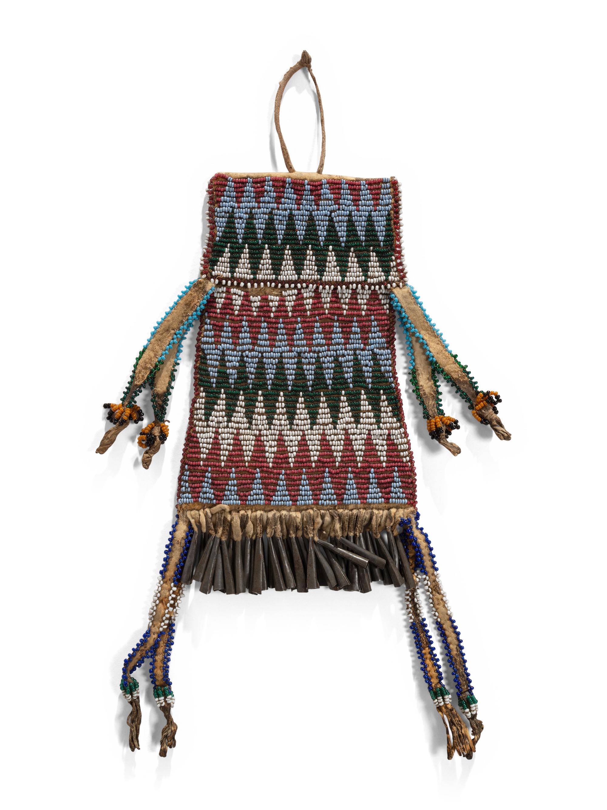 Apache Beaded Strike-a-Light Bag