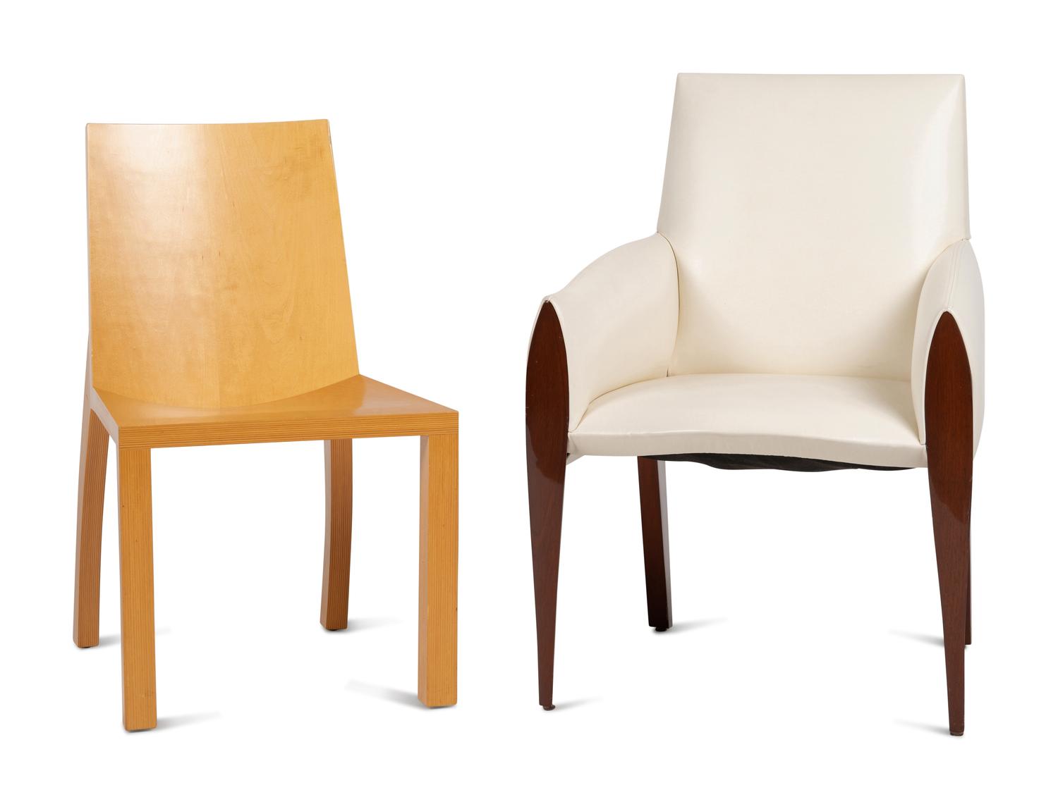 Ke-zu Armchair and Library Side Chair