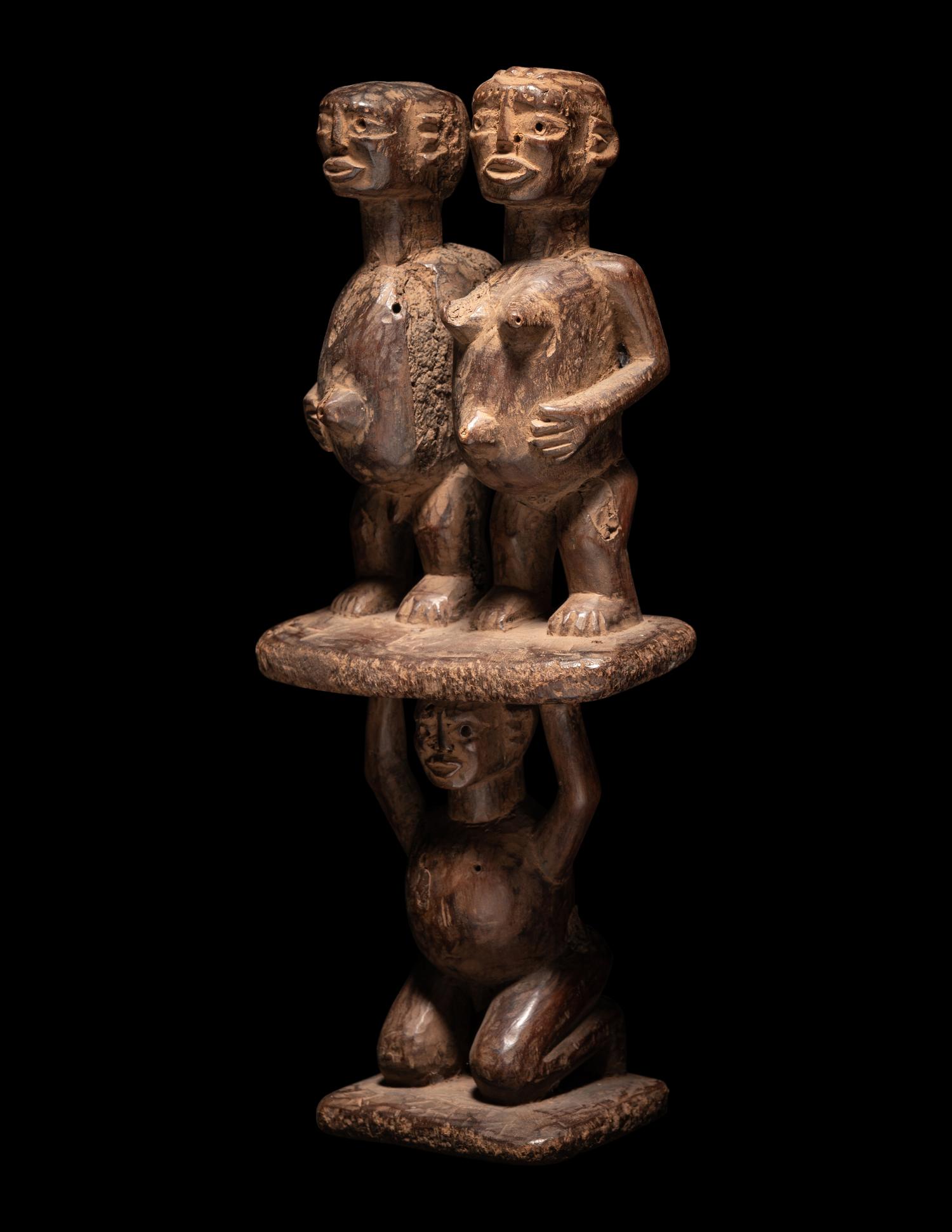 Two African Wood Figures