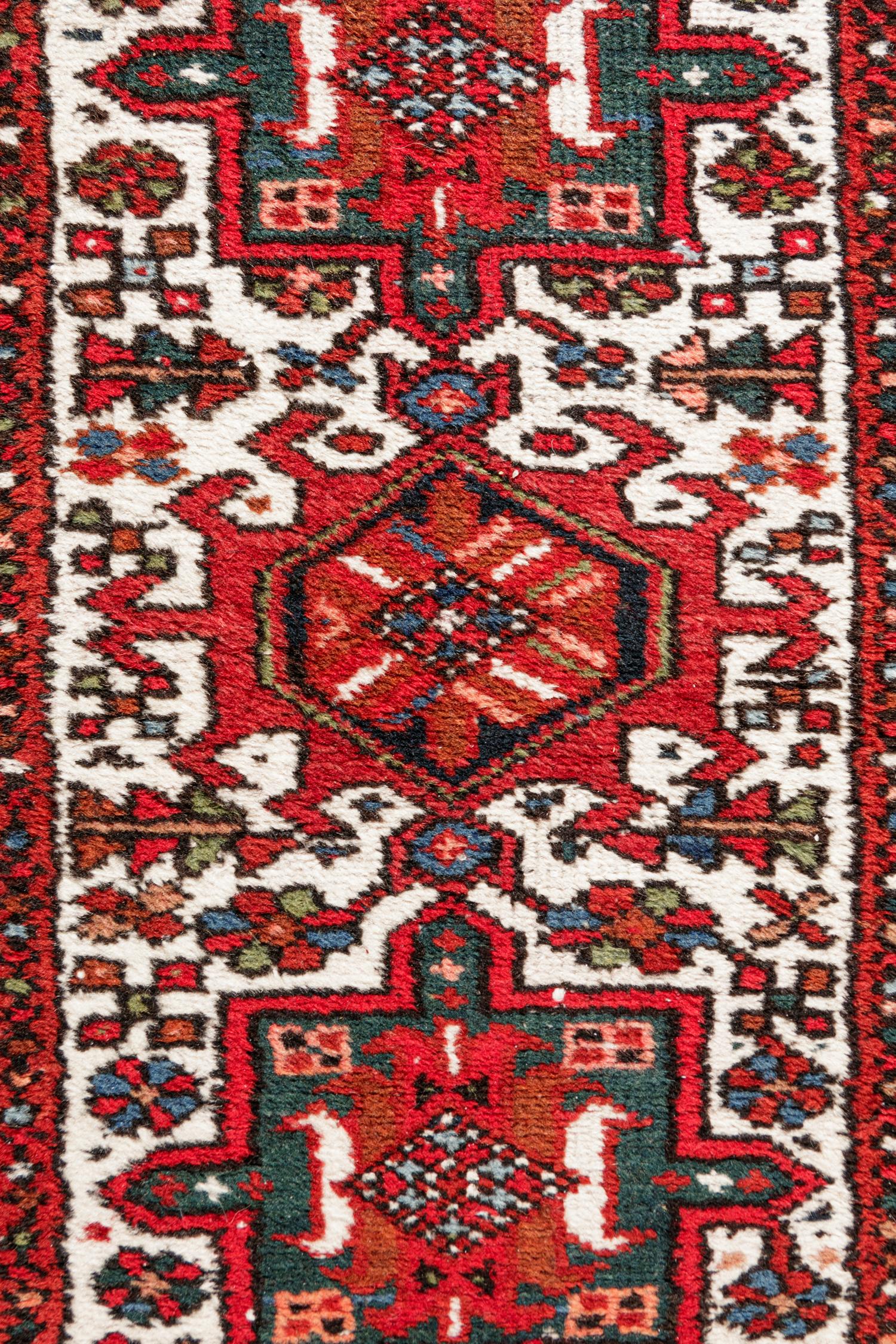 Two Heriz Wool Runners