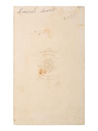 [CIVIL WAR]. [HOOD, John Bell (1831-1879)]. ANDERSON, Samuel, photographer. CDV of John Bell Hood. New Orleans, LA, ca 1860s.