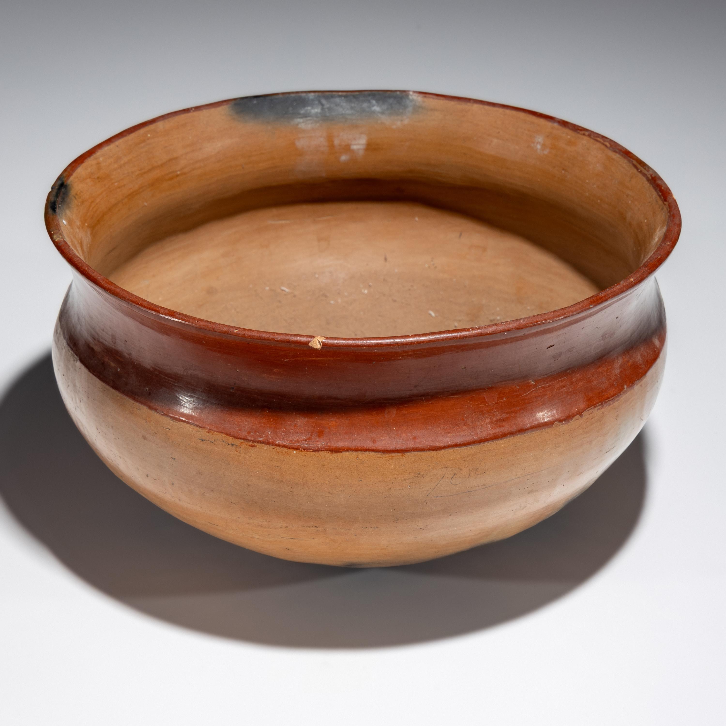 Ohkay Owingeh [San Juan] Redware Pottery Bowl
