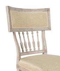 A Pair of Louis XVI White-Painted Side Chairs