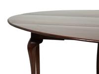 A Queen Anne Style Mahogany Gate-Leg Drop Leaf Dining Table — 20TH CENTURY