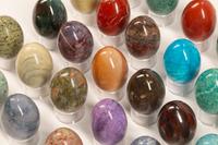 One Hundred Twenty Hardstone and Semi-Precious Stone Eggs