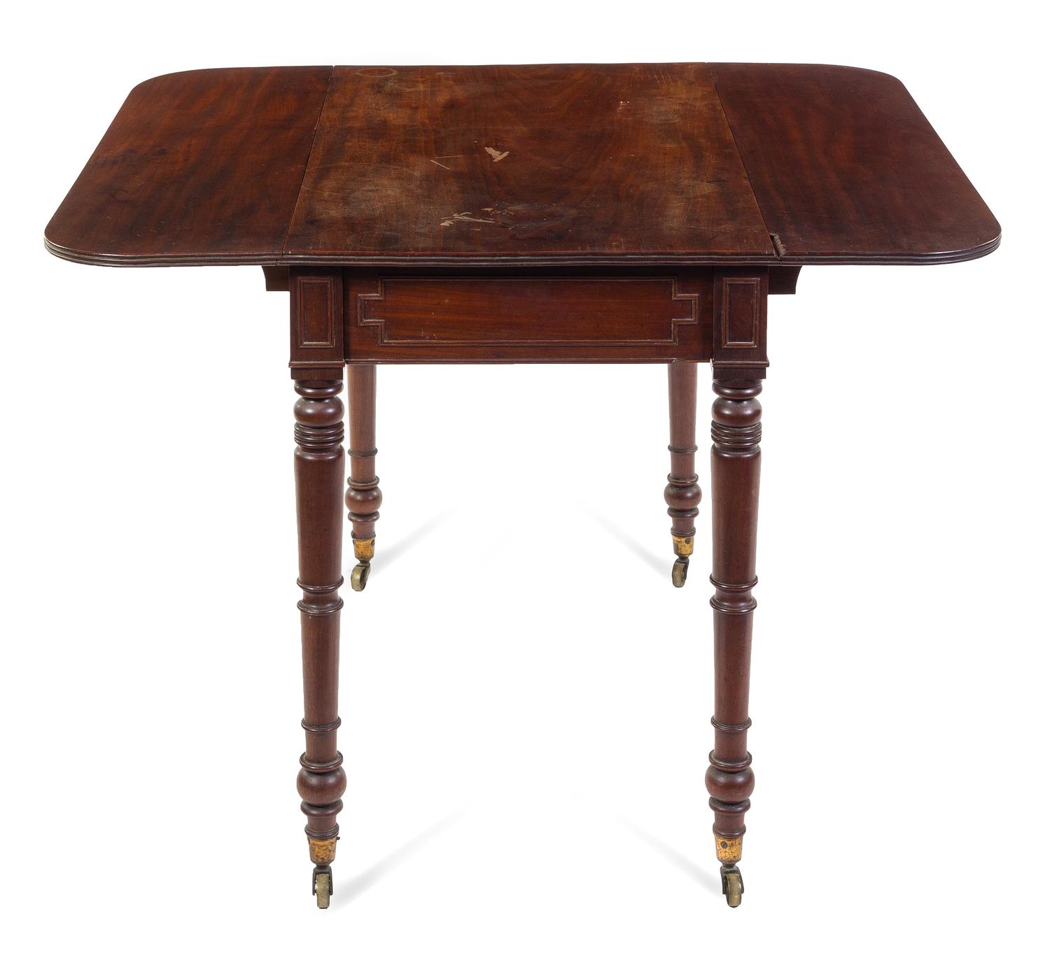 A Victorian Mahogany Drop-Leaf Table