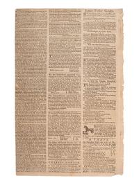 [PRE-REVOLUTIONARY WAR]. The Boston Gazette and Country Journal . No. 950. Boston, MA: Edes & Gill, 21 June 1773.