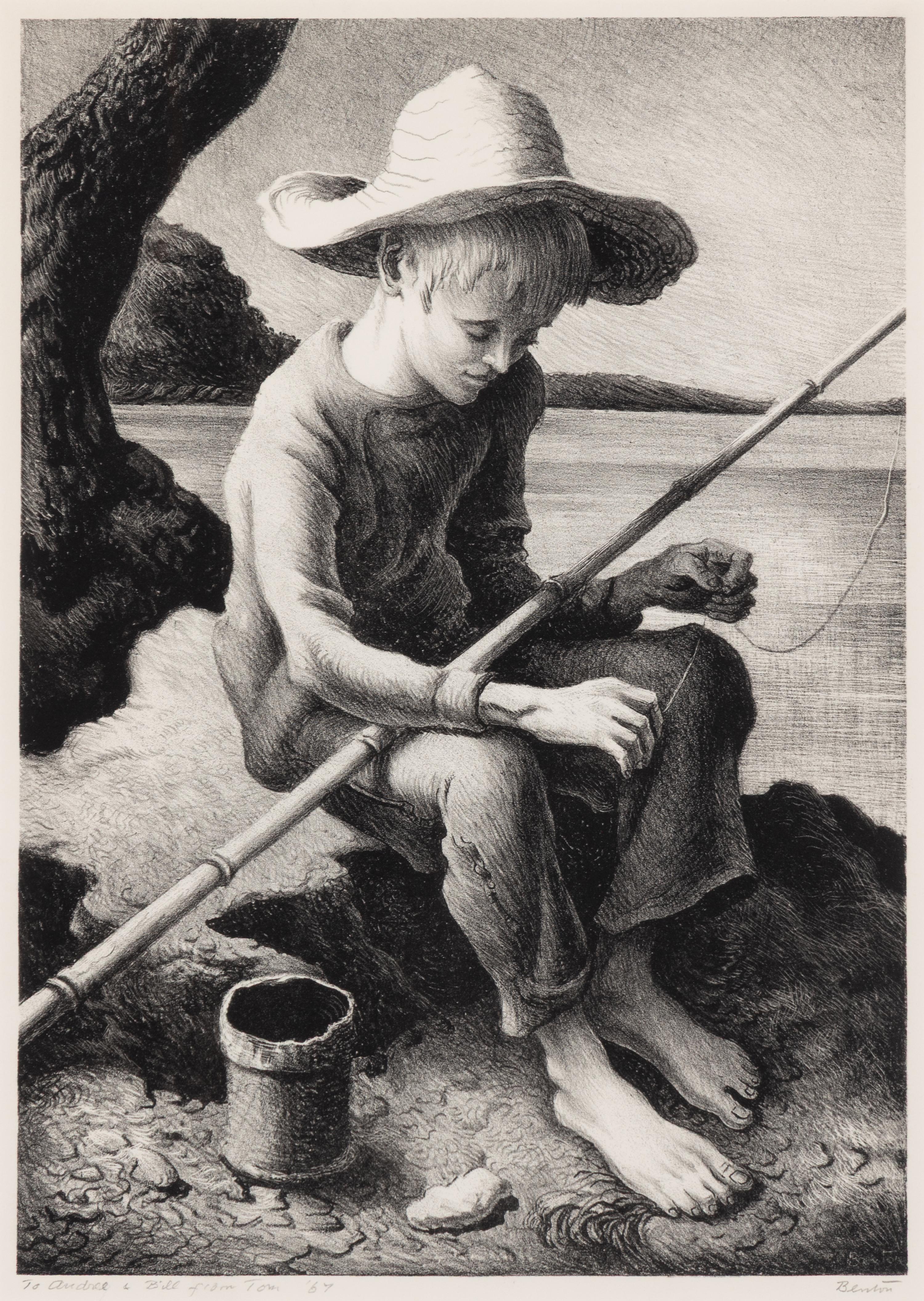 Thomas Hart Benton (American, 1889-1975) — The Little Fisherman, 1967