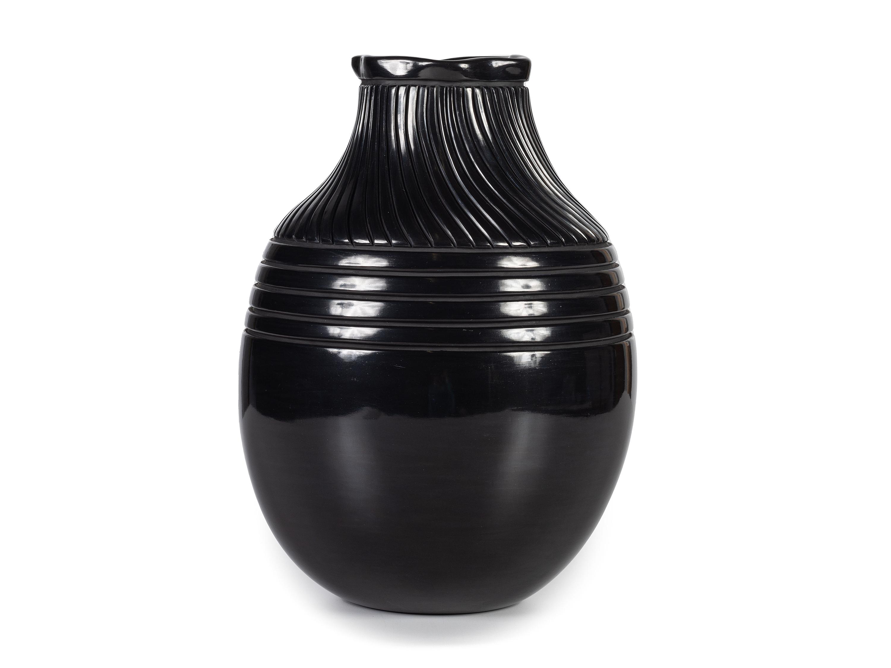 Blackware Pottery Jar