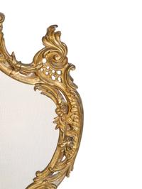 A Louis XV Style Gilt Bronze Fire Screen