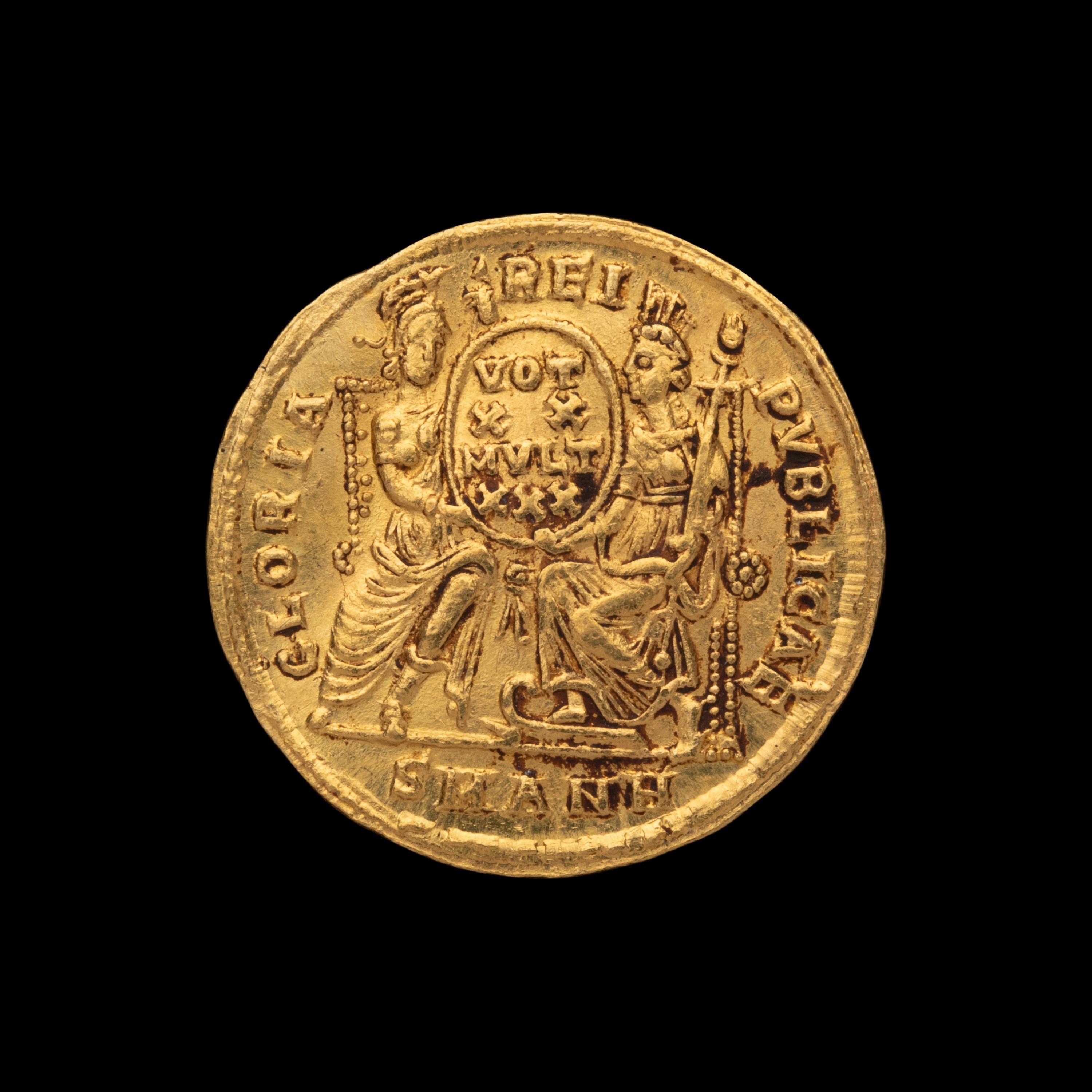 [ANCIENTS] WESTERN ROMAN EMPIRE. Constantius II (355-361 AD). Av Solidus (4.5g, 23mm)