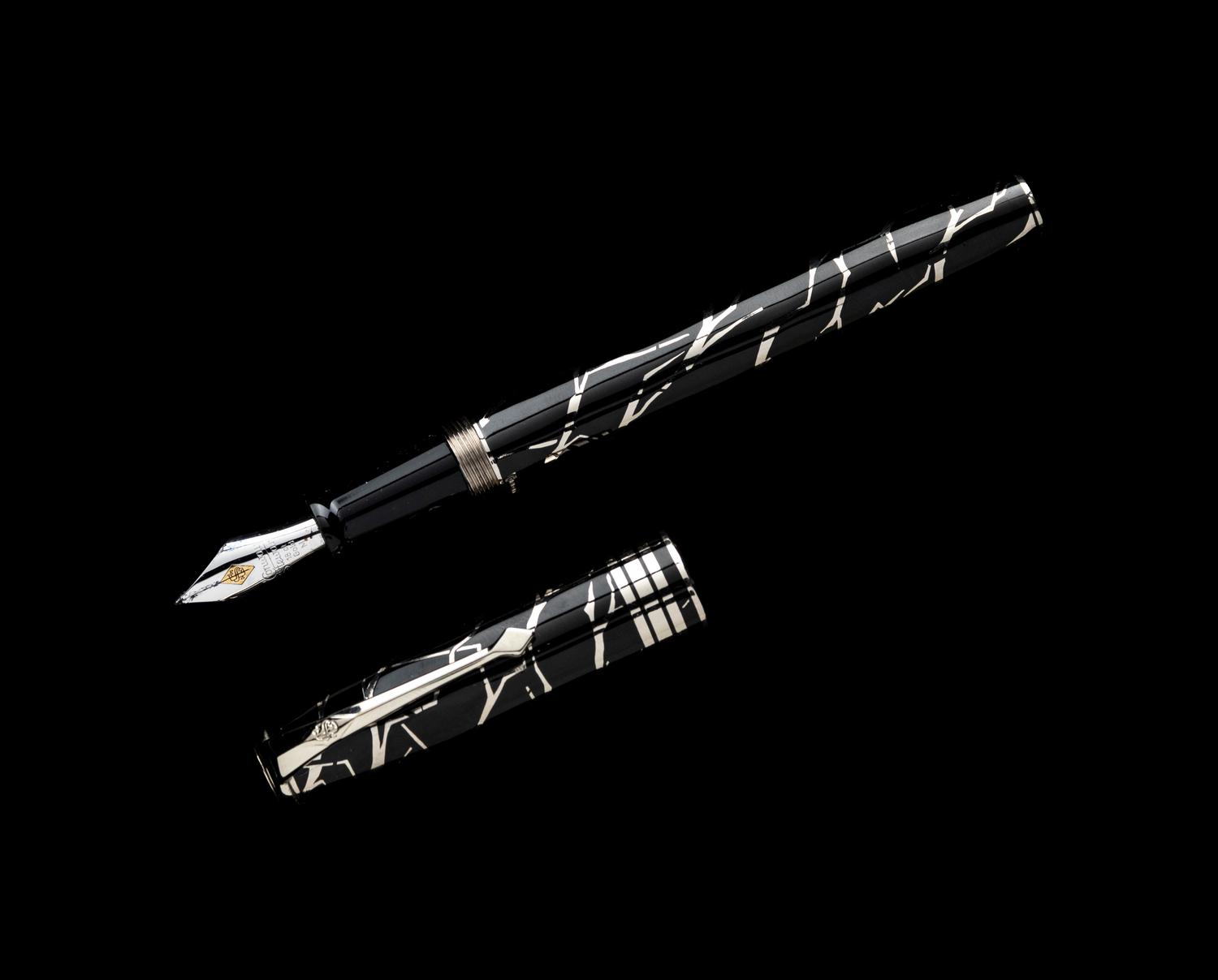 A Conway-Stewart Cracked Ice Limited Edition Fountain Pen