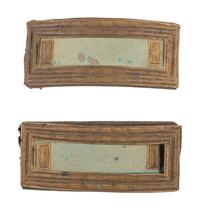 Civil War Smith Patent first lieutenant of infantry shoulder straps.